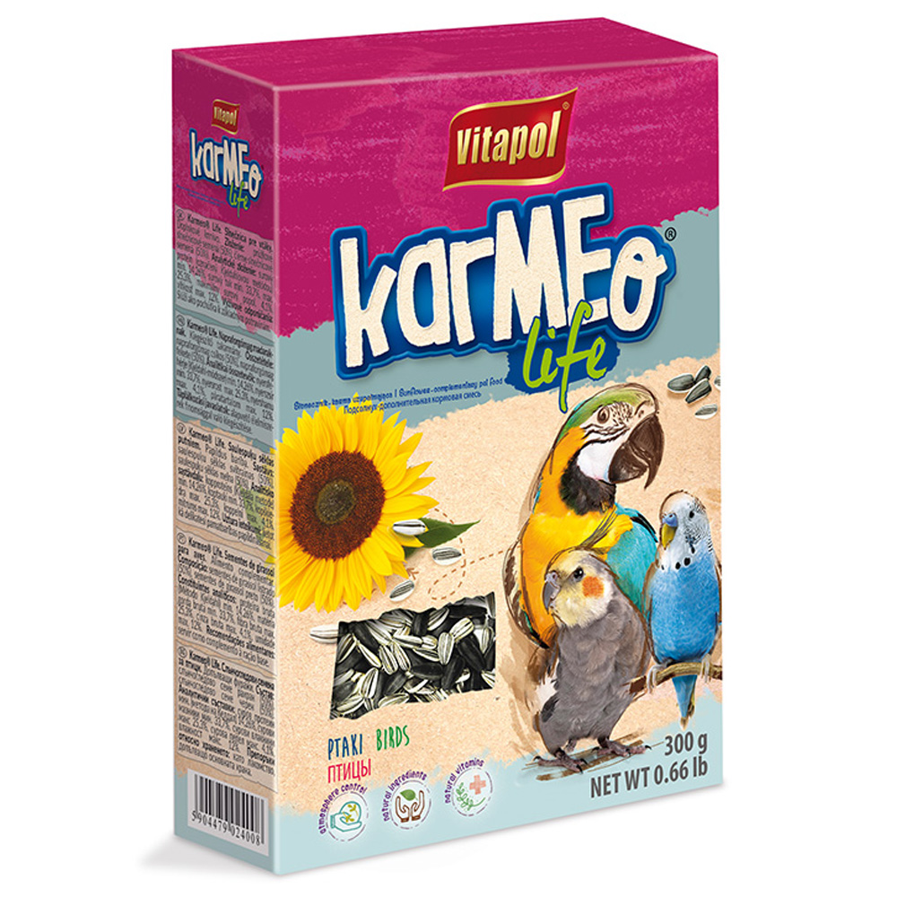 Vitapol Karma Karmeo Life Słonecznik dla Papug 300g